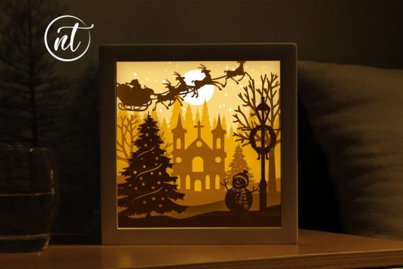 3D SVG Christmas Asset for Local Business Branding