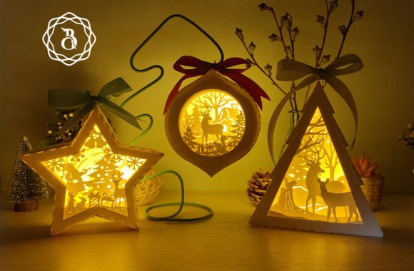 3D SVG Christmas Combo Paper Cut Template Review