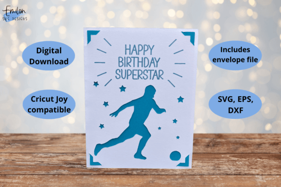 3D SVG for Birthdays: Soccer Card Review