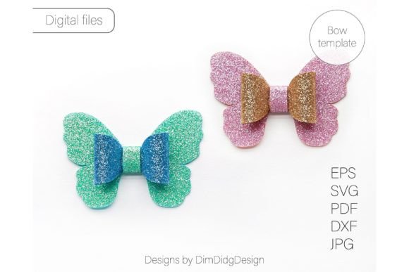 3D SVG Objects: Butterfly Bow Svg Hairbow Svg Leather Review