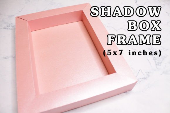 3D SVG Shadow Box Frame for Gift Boxes
