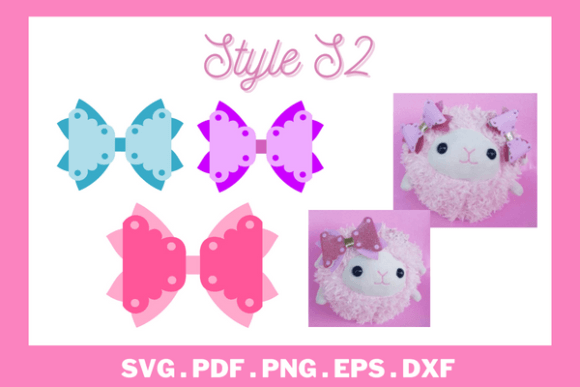 Bow SVG & Hairbow Template: 3D Shapes Review