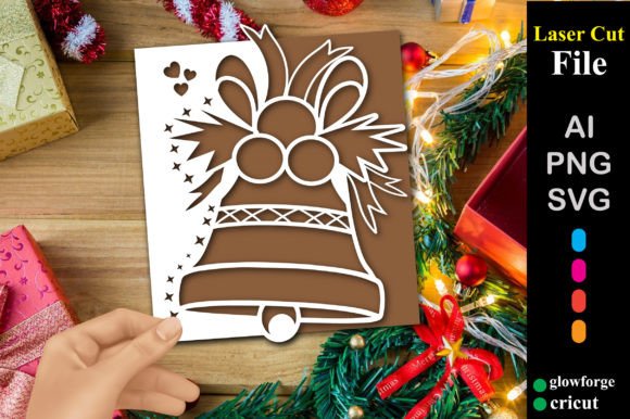 Christmas Bell Papercut Card: 3D SVG Review
