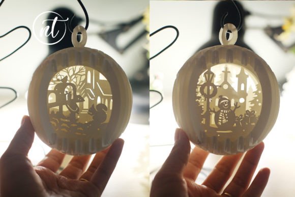 Combo 2 Items Xmas Sphere Popup Mini: 3D SVG Review