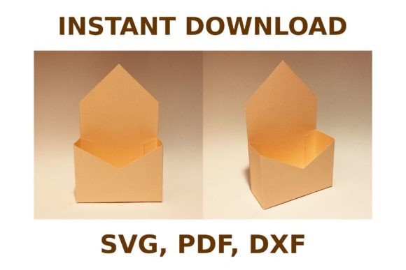 Envelope Flower Box Template: 3D SVG Shapes Review