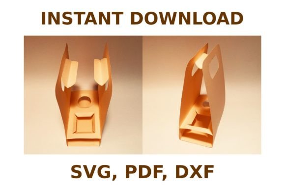 Fast Food Bag Template: 3D SVG Shapes Review
