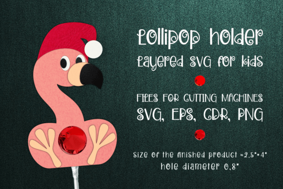 Flamingo Christmas Lollipop Holder Review