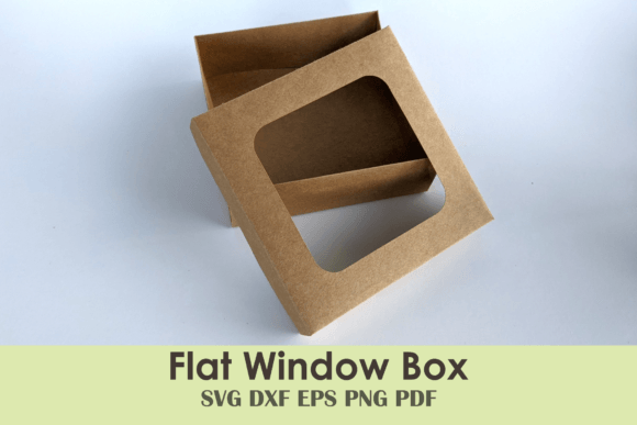 Flat Window Box with Lid: 3D SVG Shapes Review