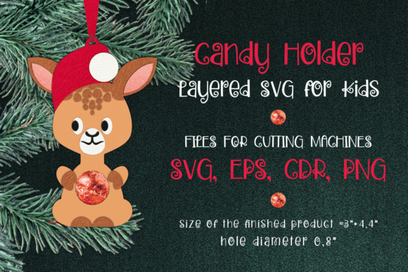 Giraffe Christmas Ornament 3D SVG Review