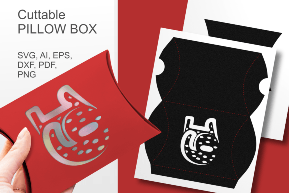 Number 19 Pillow Gift Box Template SVG: 3D SVG Review