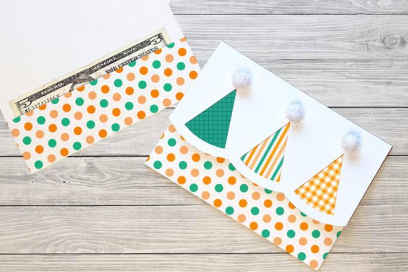 Party Hat Money Holder Card SVG: 3D Shapes Review