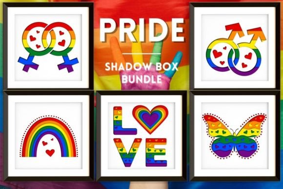 Pride Shadow Box: 3D SVG for Impactful Marketing