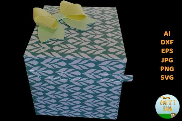 Square Tear-off Box with Bow: 3D SVG Shapes Review