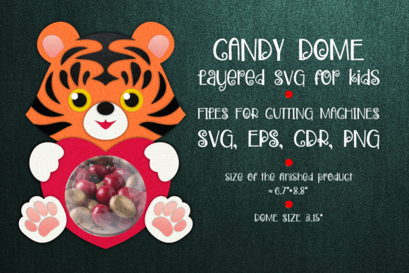 Tiger Candy Dome 3D SVG Shapes Review