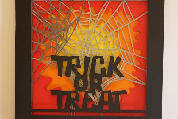 Trick or Treat Spiderweb Shadow Box Review